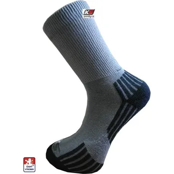 Pánské ponožky Ponožky OUTDOOR jemný lem 48-49 Šedá
