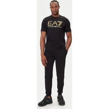 Pánské oblečení EA7 Emporio Armani T-Shirt 7M001189 AF17789 UC001 Černá Regular Fit L