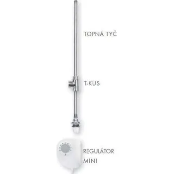 Radiátor Topná tyč Isan Mini 300W S EL.REG. chrom SKVMINI300S