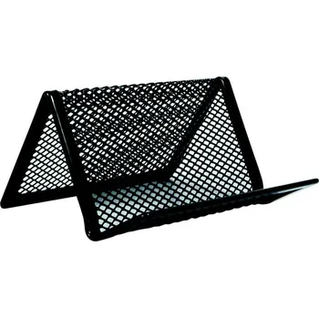 Drátěný stojánek na vizitky - černý