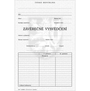 Závěrečné vysvědčení pro ZUŠ - klasifikace