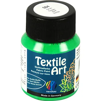 Speciální výtvarná barva Barva na tmavý textil Nerchau, 59 ml - zelená