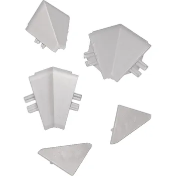 Sada rohů k těsnící liště 20 tm. šedá KL20NRZ