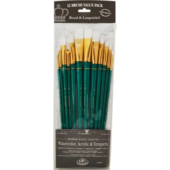 Umělecký štětec Sada uměleckých štětců R&L - 12ks