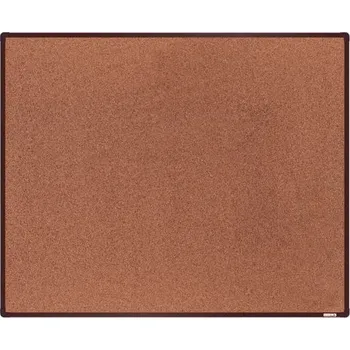 boardOK Korková tabule s hliníkovým rámem 150 × 120 cm, hnědý rám