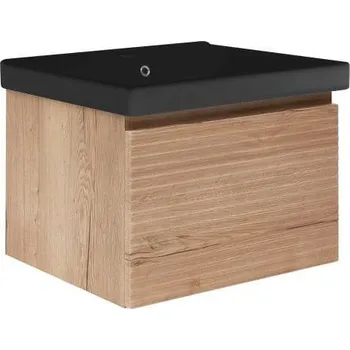 Koupelnová skříňka s umyvadlem Naturel Savona 78x43x45 cm dub mat SAVONA80DHU1B