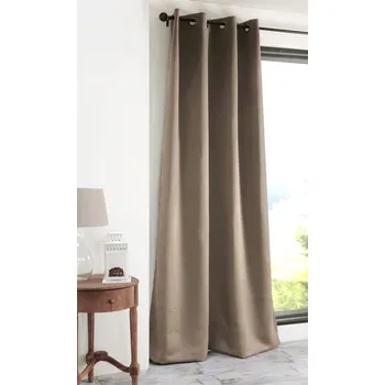 Závěs Zatemňovací závěs s kroužky "BLACKOUT" SIERRA 135x250 cm cappuccino (cena za 1 kus) MyBestHome