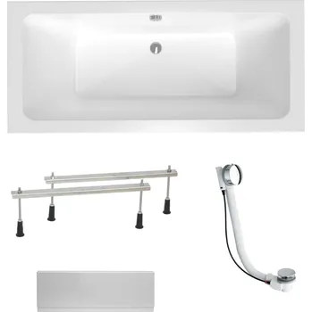 Umyvadlo Obdélníková vana Laguna Nora Plus 170x75 cm akrylát levá i pravá SIKONO1700ANPC