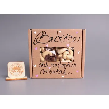 Dárková krabička Mlsná krabička - Babičce těch nejlepších vnoučat