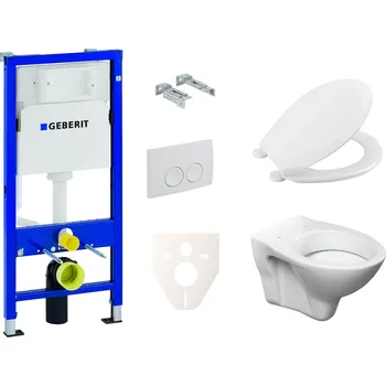 Bidet Cenově zvýhodněný závěsný WC set Geberit + WC S-Line S-line Pro 458.103.00.1NR1