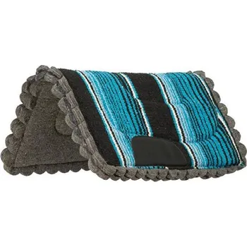 Westernová deka pod sedlo Weaver Leather Felt, pony, modrá