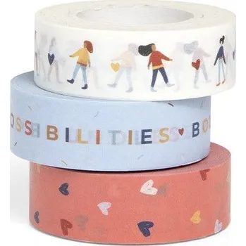 Kancelář Filofax Washi pásky Together, 15 mm × 5 m, sada 3 ks