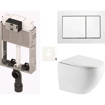 Bidet Závěsný wc set k zazdění SAT SIKOTZTOR67B