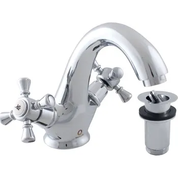 Vodovodní baterie Umyvadlová baterie RAV SLEZÁK Morava s výpustí chrom MK329.5