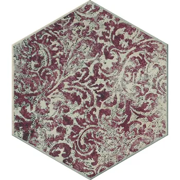 Obklad Dekor Cir Miami red hexagon colins 24x27,7 cm mat 1064135