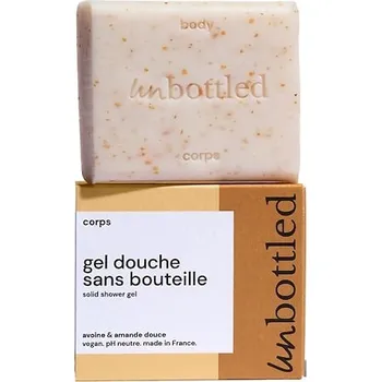 Mýdlo 579278-SHOWER BAR- OATS & SWEET ALMOND 132G - Gel Douche Sans Bouteille Avoine & Amande Douce - Tělové mýdlo - UNBOTTLED