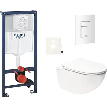 Bidet Závěsný wc set do lehkých stěn / předstěnová montáž Swiss Aqua Technologies Infinitio SIKOGRSIN11SCSH0