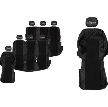 Ochranný autopotah Potahy sedadel (8) - Elegance Q, RENAULT TRAFIC II (01.2001-02.2014) & OPEL VIVARO I (01.2001-02.2014) & NISSAN PRIMASTAR (01.2001-02.2014) - 8místné provedení