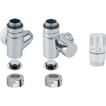 Radiátor Termostatická sada ISAN úhlová levá bílá O39BUCL171