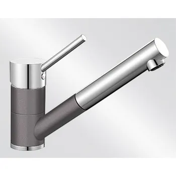 Vodovodní baterie Dřezová baterie Blanco Antas - S s vytahovací sprškou šedá skála/chrom 518794