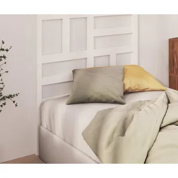 vidaXL Čelo postele 106 x 4 x 104 cm masivní borovice [818175] Barva: Bílá