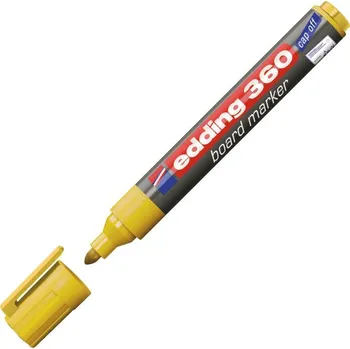 Edding 360 Popisovač na bílé tabule - žlutý