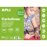 APLI sada barevných papírů, A4, 170 g, fialový - 50 ks