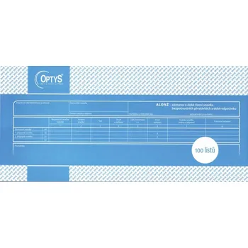 Alonž - Záznam o době řízení vozidla a bezpečnostní přestávky