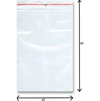 Sáček na potraviny Sáček rychlozavírací 100 ks - 40 × 60 mm