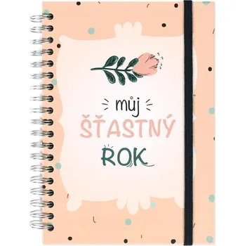 Diář Albi Diář nedatovaný kroužkový týdenní - Floral