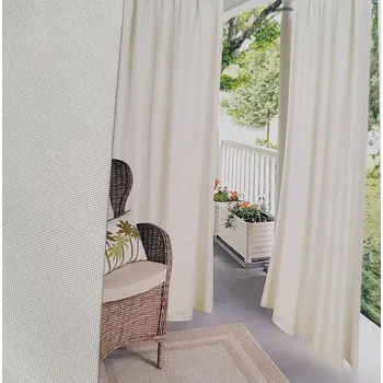 Závěs ZIBITEX Dekorační venkovní závěs GAIA BÉŽOVÝ 140 x 250 cm