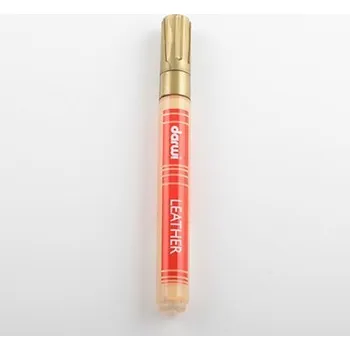 Speciální výtvarná barva DARWI Fix na kůži a koženku - 6 ml/1,2 mm - zlatá