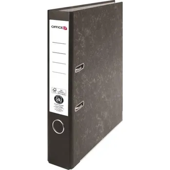 Pák.pořadač OFFICEO - A4, karton, 5, mramor,černý