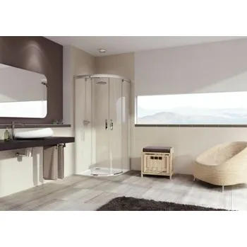 Sprchový kout asymetrický 120x80 cm Hüppe Aura elegance 402414.092.322
