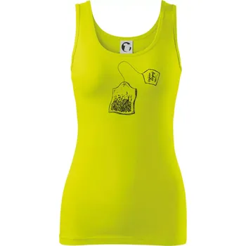 Čaj - čajův nápoj - Dámské tílko - XL ( Limetková )