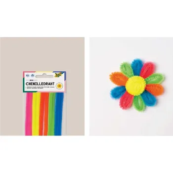 Modelovací drátky - NEON - 10 ks, 50 cm, ⌀8 mm