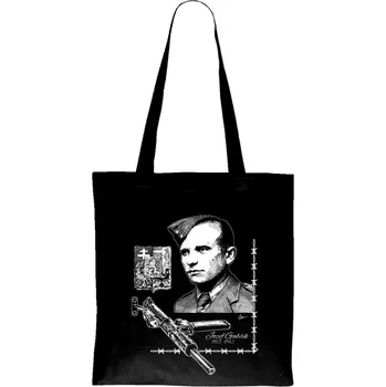 Plátěná taška - Jozef Gabčík - Operace Anthropoid Barva: Černá