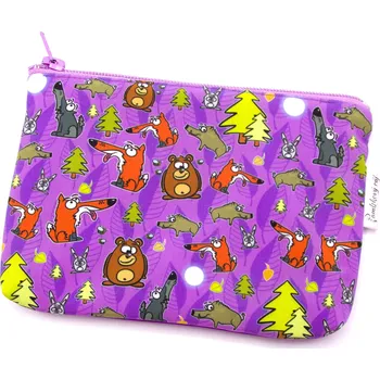 Kosmetická taška Pamlskový Ráj Univerzální taštička - les Vyberte barvu: fialová (les)