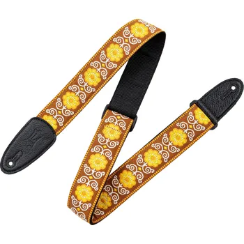 Kytarový popruh Levy's Original Hootenanny Yellow Kytarový pás