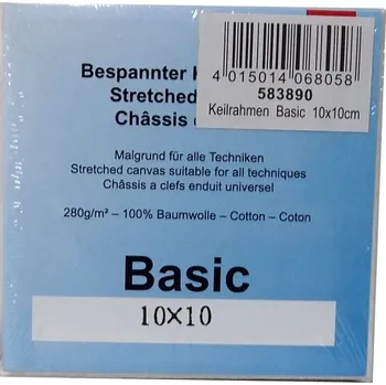 Malířské plátno Malířské umělecké plátno AMI - 10 × 10 cm