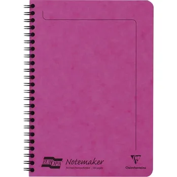Zápisník Zápisník Clairefontaine Europa A5, 60 listů, linkovaný - fuchsiový