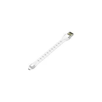 Datový kabel Kabel LDNIO LS50 USB/micro USB 0,15m White