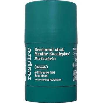728537-DEODORANT Stick Menthe Eucalyptus - Déodorant Stick Menthe Eucalyptus – Účinnost 48 h - RESPIRE