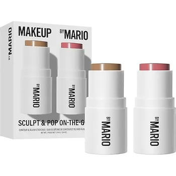 Dekorativní kosmetika 747989-SET LIGHT MEDIUM & SWEET PINK - Sculpt & Pop On the Go – Konturovací sada - MAKEUP BY MARIO