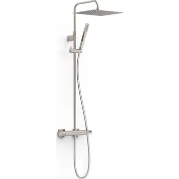 Sprchový set Sprchový systém TRES Over-Wall s termostatickou baterií nerez 19039307AC