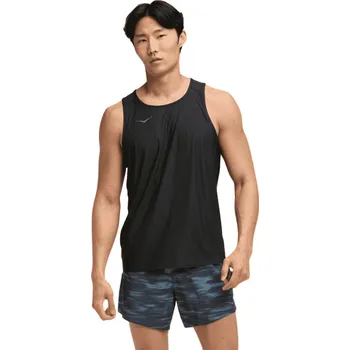 Pánské tílko Hoka Airolite Tank 2.0 M 1175770-BLK - black S
