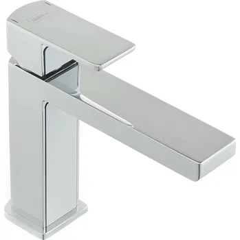 Vodovodní baterie Umyvadlová baterie SIKO Elements bez výpusti bílá/chrom SIKOBSEL271DB