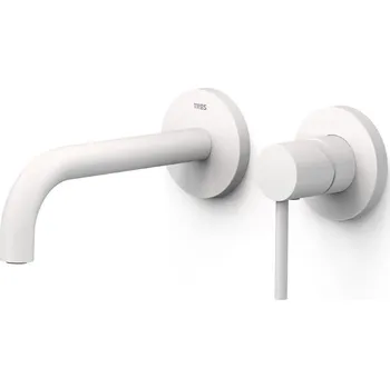 Vodovodní baterie Umyvadlová baterie TRES Study Excklusive bez podomítkového tělesa bílá matná 26230021BM