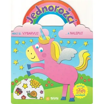 Pohádka Jednorožci - Hraj si, vybarvuj a nalepuj