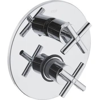 Vodovodní baterie Sprchová a vanová baterie Paffoni Cruz včetně podomítkového tělesa chrom QTV018